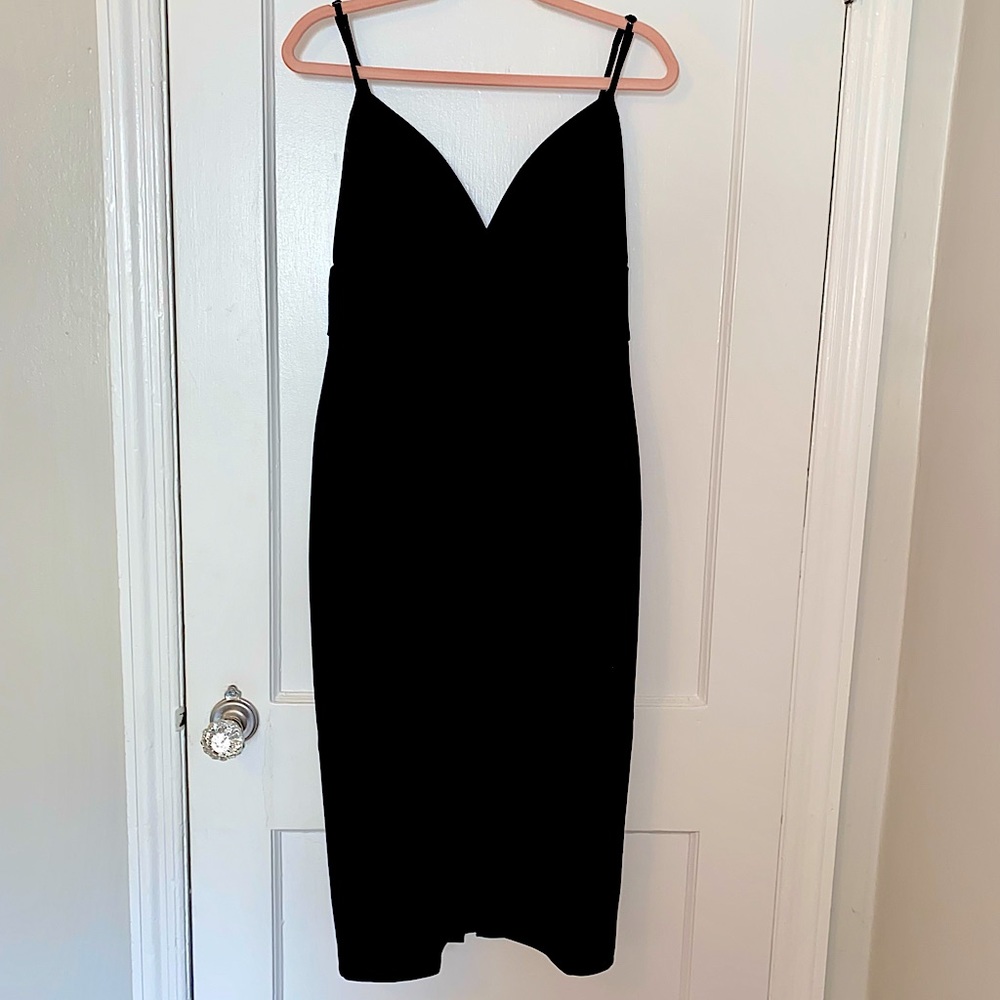 NWT Little Black Midi Dress with Zipper